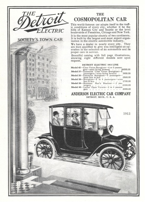 Anderson Electric Car Co Detroit Electric